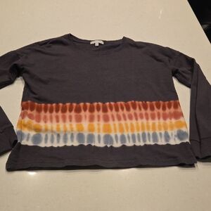 P.J. Salvage Dark Gray Knit Top